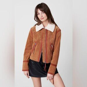 BLANKNYC Caramel Sauce Suede Jacket - NWT